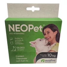 Antipulgas E Carrapatos Neo Pet Para Cães Até 10kg Ourofino 