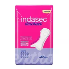 Indasec Discreet Extra Aposito Adultos 3 Packs X 20 Unidades