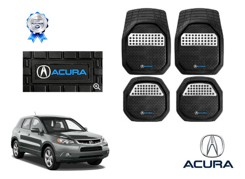 Tapetes 3d Logo Acura + Cubre Volante Rdx 2007 A 2009 2010 Foto 2