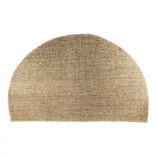 Capacho Tapete De Sisal Meia Lua P Porta Entrada Cd 45x75cm