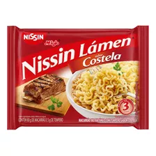 Macarrão Instantâneo Lámen Costela Nissin Miojo Pacote 85g