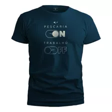 Camiseta Casual Presa Viva Pescaria On 100% Algodão