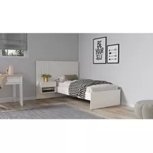 Cama Solteiro Com Mesa De Cabeceira Zara Robel Móveis Wt