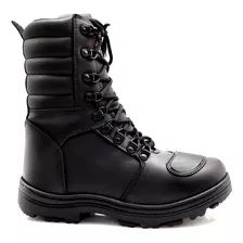 Bota Coturno Militar Zíper Confortável Promoção 1907