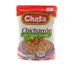 Chicharron En Salsa Verde Chata Pouch 250gr 4 Pack Ipg