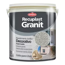 Recuplast Granit Revestimiento Acrilico Deco 30kg - Color Nube