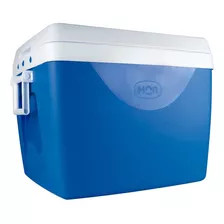 Caixa Térmica Cooler 75 Litros Azul Suporta 110 Latas Mor