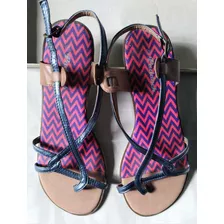 Sandalias Dama Paddock Talle 40, Comodas, Casi Nuevas