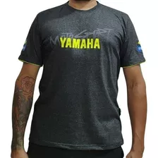 Camiseta Yamaha Factory Moto Sport Preto Mescla