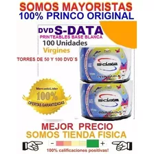 Dvd Virgen S-data Printeables 1-16x 4.7 Gb Sp 120 Min Blanco