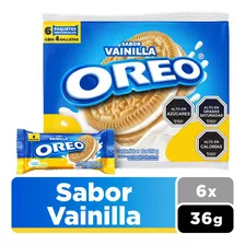 Galletas Oreo® Sabor Vainilla 6 Un. 36g C/u