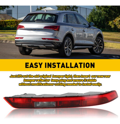 Right Passenger Side Rear Bumper Light For Audi Q5 2018- Ggg Foto 8