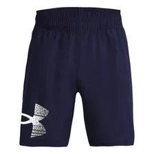 Short Hombre Under Armour Tech Wordmark Graphic Azul