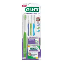 Kit De Higiene Bucal Gum Ortodoncia 6 Piezas