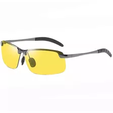 Óculos Polarizado Sol Uv400 Visão Noturna Lente Amarelar6980