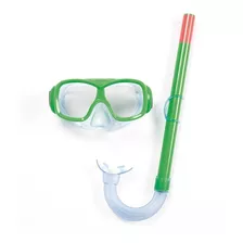 Snorkel C/ Máscara Para Natação Ajustável Freestyle Bestway