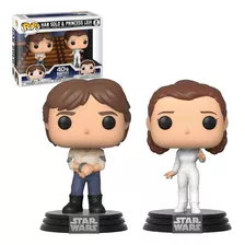 Funko Pop! Star Wars Han Solo & Princess Leia 2 Pack 