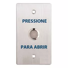 Botao De Requisicao De Saida 4 X 2 Inox