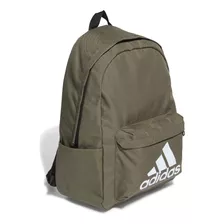 Mochila adidas Clásica Color Verde Olivo Con Compartimentos