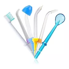 Kit 6 Bicos De Jato Ponteira Para Aparelhos Waterpik Cor Outro