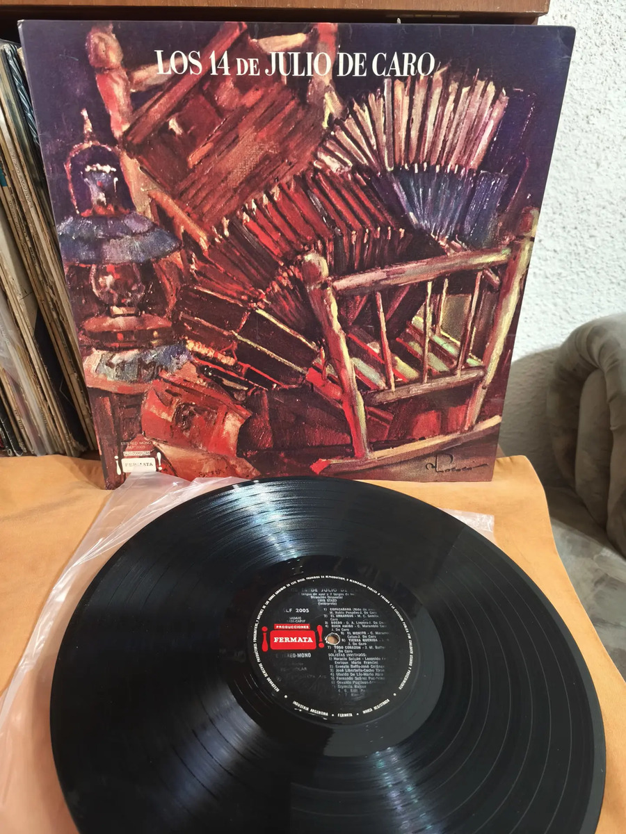 Luis Stazo - Los 14 De Julio De Caro / 7 Tangos De Ayer Y 7 Tangos De Hoy - vinilo 1975