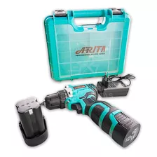 Parafusadeira Furadeira Profissional 18v Bivolt 2 Bat. Arita Cor Verde Frequência 60hz 110v/220v