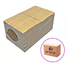 X120 Caja De Cartón Embalaje Para Mercado Envío 26x15x18cm