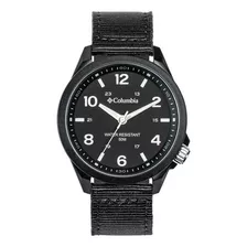Reloj Columbia Caballero Correa Nylon Color Negro Css10-102