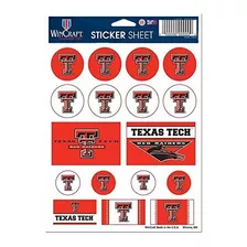 Wincraft Ncaa De Texas Tech University Vinilo Etiqueta De La