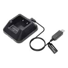 Cargador De Cable Usb Con Luz Indicadora Para Baofeng Uv-5r 