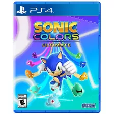 Jogo Sonic Colors Ultimate Standard Ps4 Midia Fisica