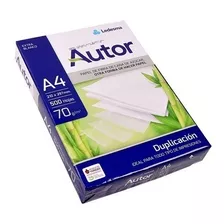 Resmas Autor A4 70 Gr (zona Oeste / Barracas)