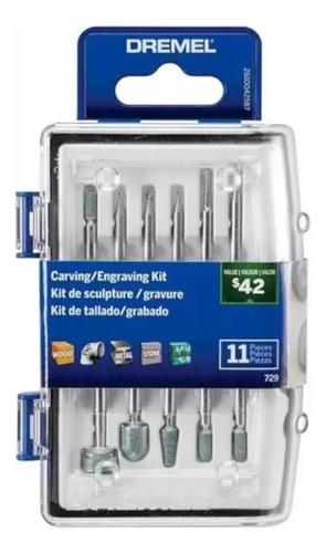 Kit De Accesorios Dremel 26150729ab 11 Piezas Esculturas