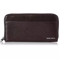 Diesel Thestarter 24 Zipocket - Cartera Para Hombre, Grano