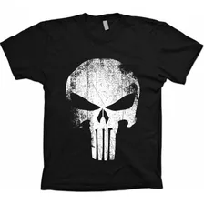 Camiseta Justiceiro The Punisher Caveira Marvel 100% Algodão