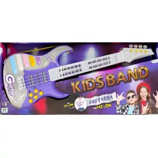 Brinquedo Guitarra Musical Infantil Etitoys C/ Som E Luz