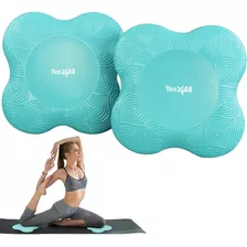 Yes4all Rodillera De Yoga Gruesa Antideslizante - Turquesa N