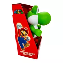 Bonecos Grandes 25cm Yoshi Super Mario Na Caixa