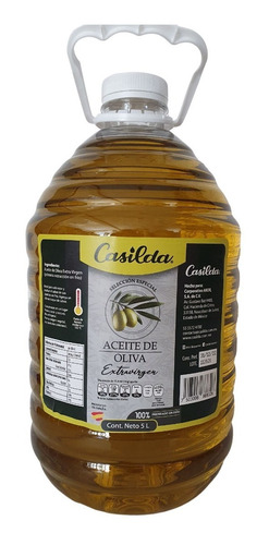 Aceite De Oliva Extra Virgen Español Marca Casilda 5 Litros