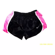 Aurojul-short Deportivo Negro Y Fucsia.talle 1