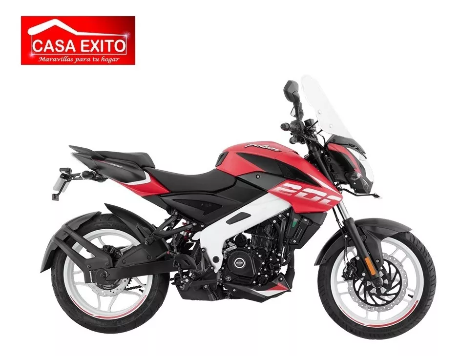 Moto Bajaj Pulsar Ns200 200cc Año 2023 Color Ne/ Ro/ Bl/ Az