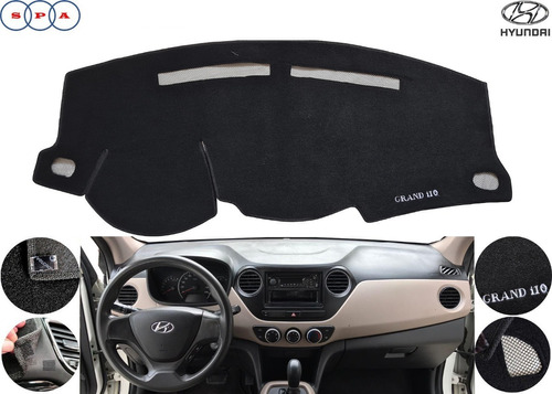 Cubretablero Bordado Hyundai Grand I10 Modelos 2013-2020 Foto 2