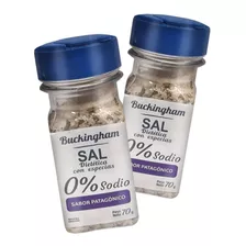 Sal Dietetica Pataganico Buckingham 70g Pack X2