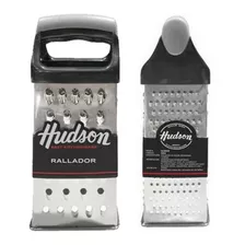 Rallador Acero Inoxidable 4 Caras Mango Plastico Hudson