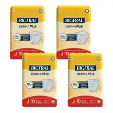 Kit 4 Pct Bigfral Derma Plus Juvenil C 10 Un De 20kg A 33kg