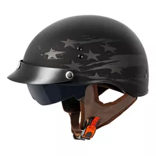 Vcan Cruiser - Casco De Motocicleta Abierto Con Visera Abati