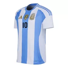 Camiseta Argentina 3 Estrellas 10 Messi Original Afa