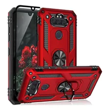 Funda Para LG K31 Rebel, Rojo/soporte/resistente/rigida