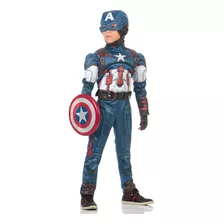 Fantasia Capitão América Infantil Peitoral - Avengers
