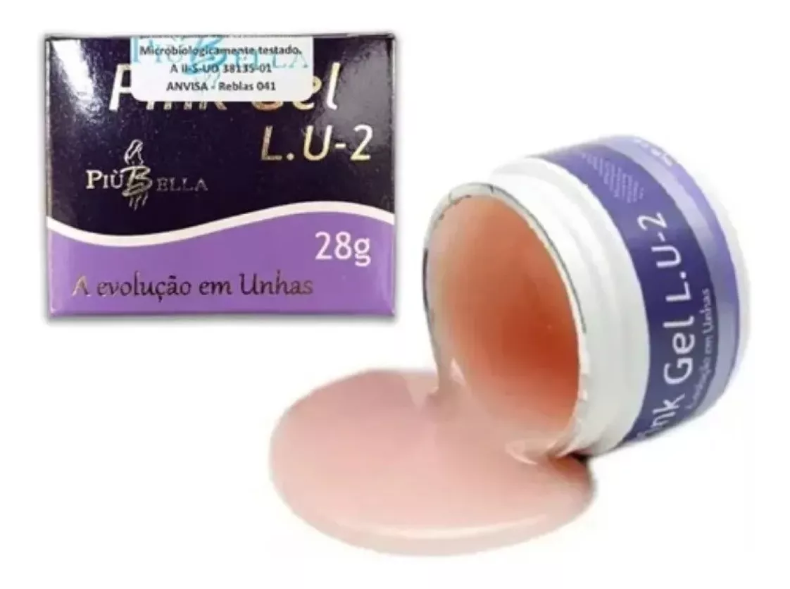 Gel Pink Lu2 28gr - Tradicional - Piubella